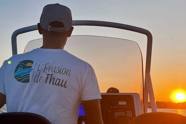 bateau etang de thau sete
